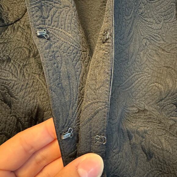 Semantiks Textured Jacquard Blazer Belted Jacket Women's sz S Elegant Old Money - Picture 8 of 14